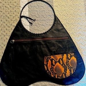 Vegan Leather Statement Bag